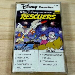 Disney Cassettes The Rescuers 1985 GUC